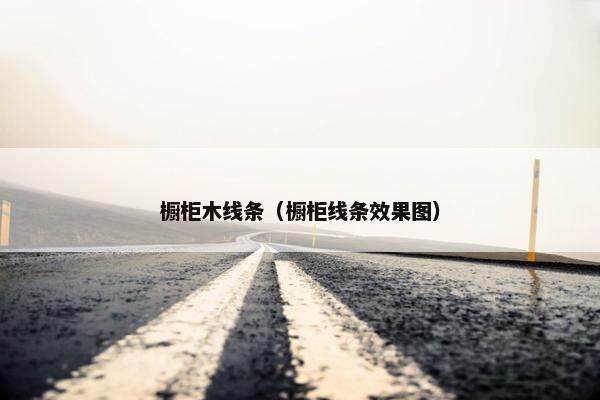 橱柜木线条（橱柜线条效果图）