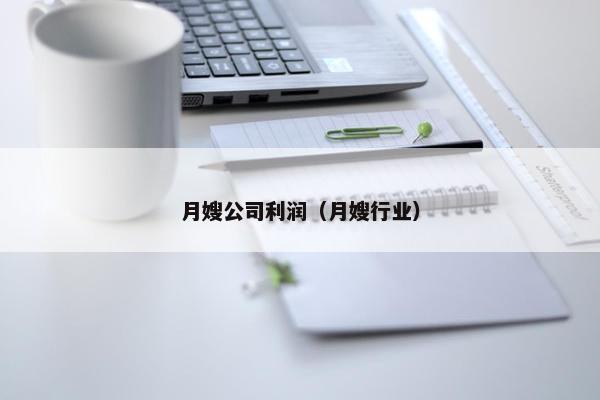 月嫂公司利润（月嫂行业）