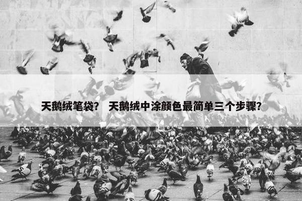 天鹅绒笔袋？ 天鹅绒中涂颜色最简单三个步骤？