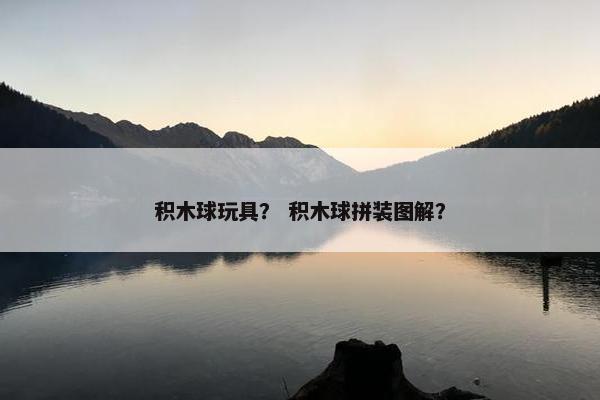 积木球玩具？ 积木球拼装图解？