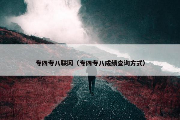专四专八联网（专四专八成绩查询方式）