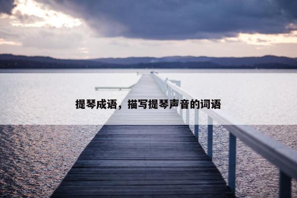 提琴成语,描写提琴声音的词语 提琴成语,描写提琴声音的词语