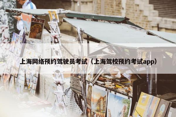 上海网络预约驾驶员考试（上海驾校预约考试app）