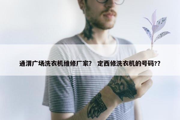 通渭广场洗衣机维修厂家？ 定西修洗衣机的号码?？