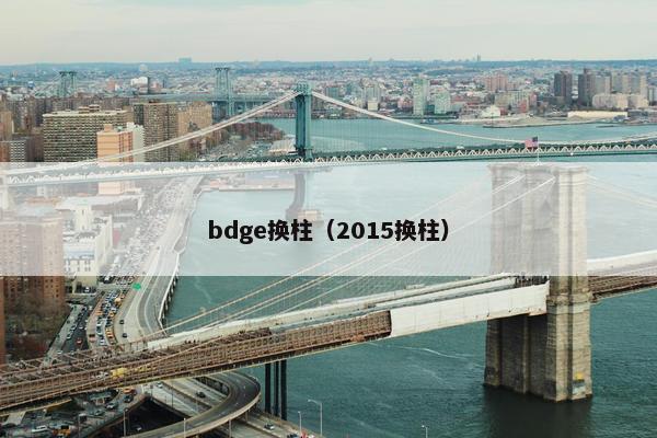 bdge换柱(2015换柱) bdge换柱(2015换柱)