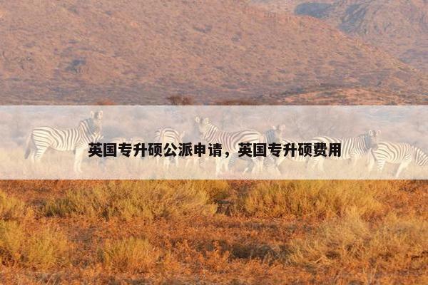 英国专升硕公派申请，英国专升硕费用