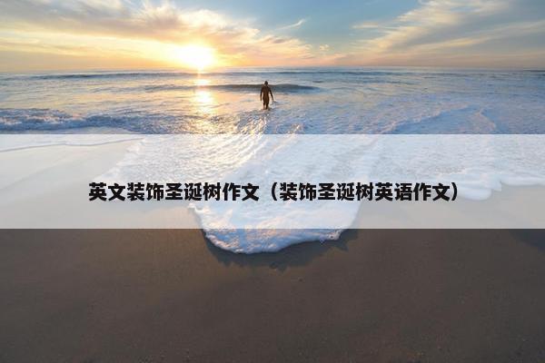 英文装饰圣诞树作文（装饰圣诞树英语作文）