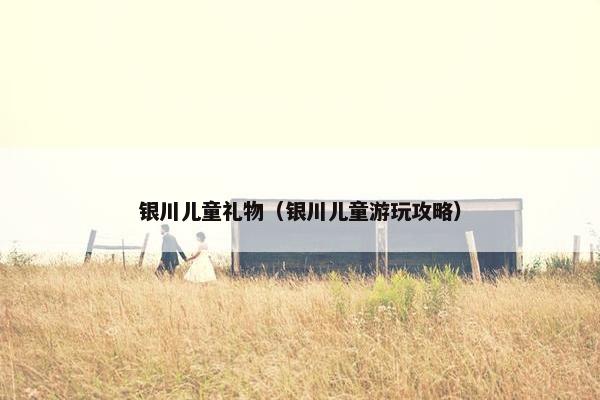 银川儿童礼物（银川儿童游玩攻略）