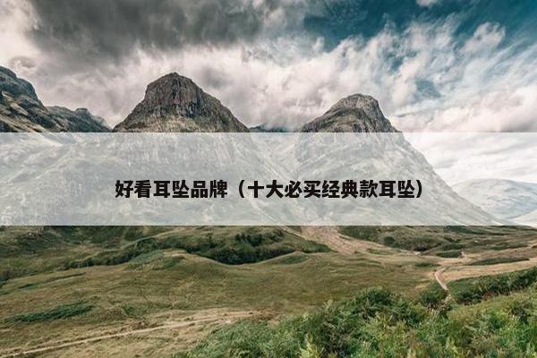 好看耳坠品牌（十大必买经典款耳坠）