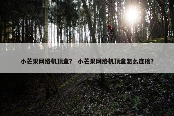 小芒果网络机顶盒? 小芒果网络机顶盒怎么连接? 小芒果网络机顶盒? 小芒果网络机顶盒怎么连接?