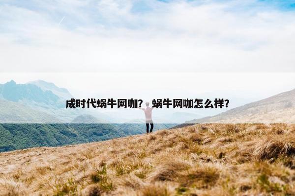 成时代蜗牛网咖？ 蜗牛网咖怎么样？