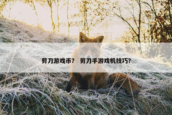 剪刀游戏币？ 剪刀手游戏机技巧？