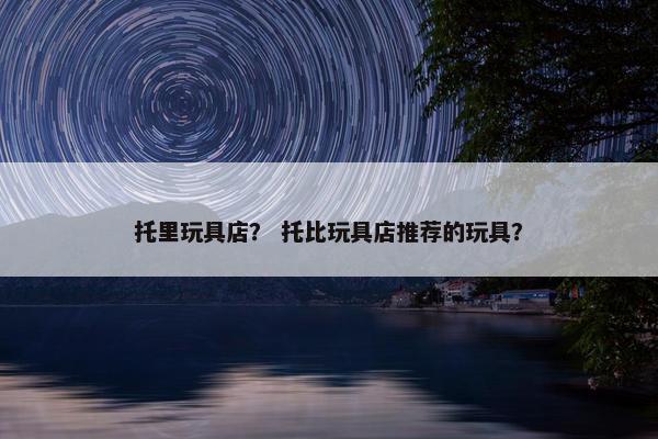 托里玩具店？ 托比玩具店推荐的玩具？
