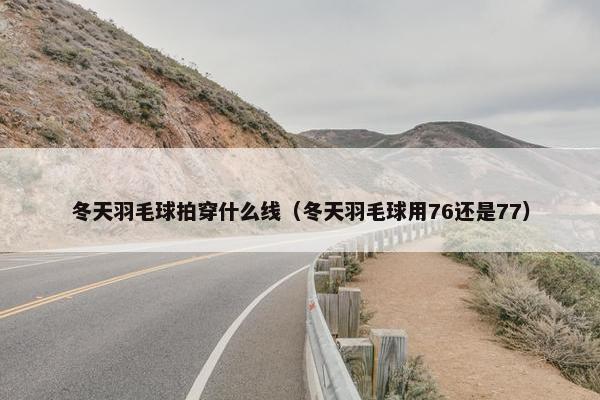 冬天羽毛球拍穿什么线(冬天羽毛球用76还是77) 冬天羽毛球拍穿什么线(冬天羽毛球用76还是77)