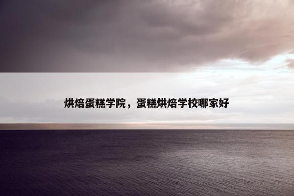 烘焙蛋糕学院,蛋糕烘焙学校哪家好 烘焙蛋糕学院,蛋糕烘焙学校哪家好