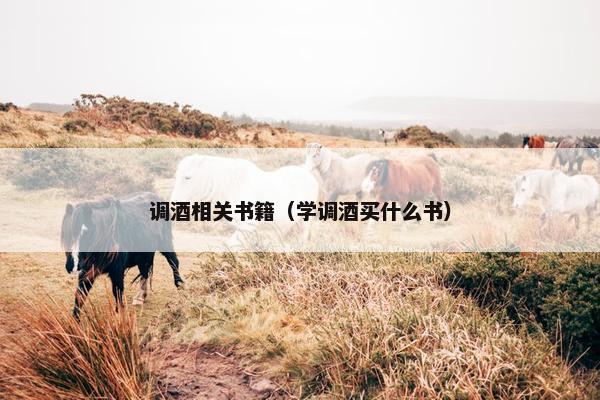 调酒相关书籍（学调酒买什么书）