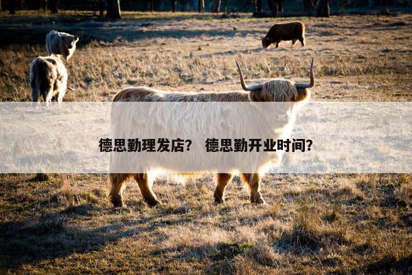 德思勤理发店？ 德思勤开业时间？