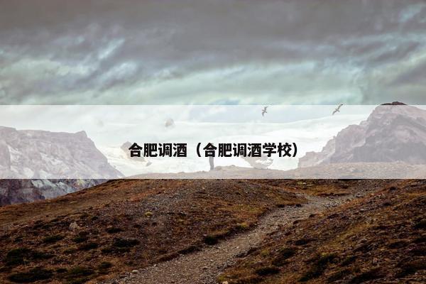 合肥调酒(合肥调酒学校) 合肥调酒(合肥调酒学校)