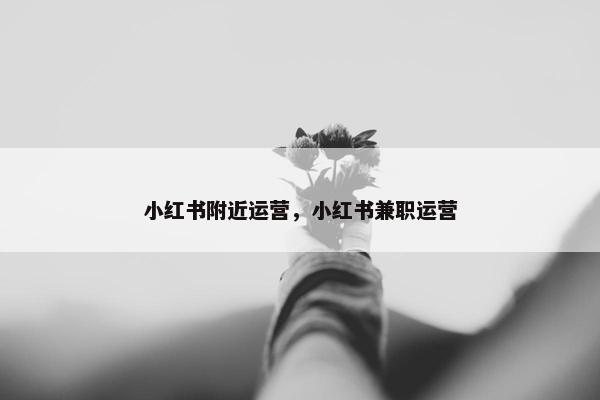 小红书附近运营,小红书兼职运营 小红书附近运营,小红书兼职运营
