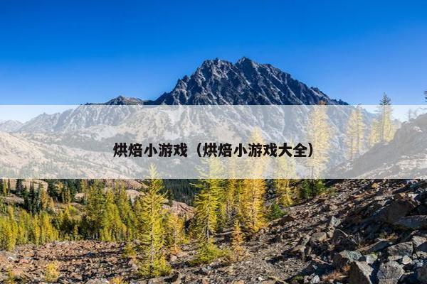 烘焙小游戏(烘焙小游戏大全) 烘焙小游戏(烘焙小游戏大全)