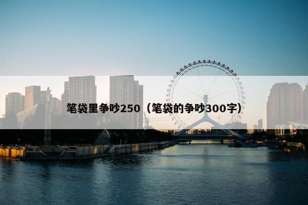 笔袋里争吵250(笔袋的争吵300字) 笔袋里争吵250(笔袋的争吵300字)