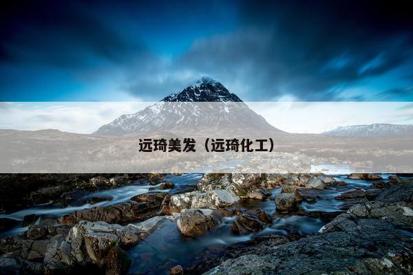 远琦美发（远琦化工）