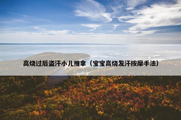 高烧过后盗汗小儿推拿（宝宝高烧发汗按摩手法）
