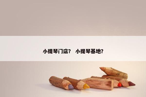小提琴门店？ 小提琴基地？