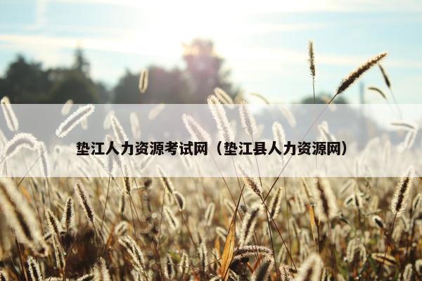垫江人力资源考试网（垫江县人力资源网）