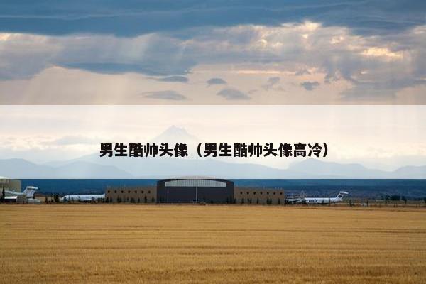 男生酷帅头像（男生酷帅头像高冷）