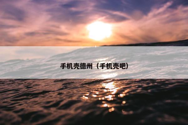 手机壳德州（手机壳吧）