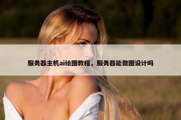 服务器主机ai绘图教程，服务器能做图设计吗
