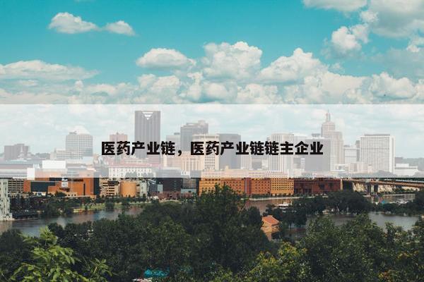 医药产业链,医药产业链链主企业 医药产业链,医药产业链链主企业