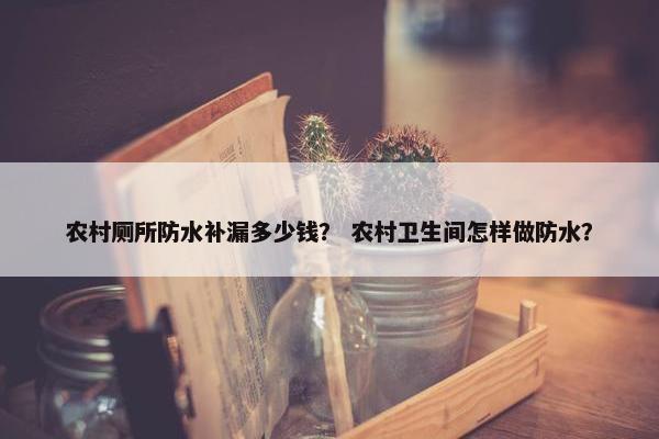 农村厕所防水补漏多少钱？ 农村卫生间怎样做防水？