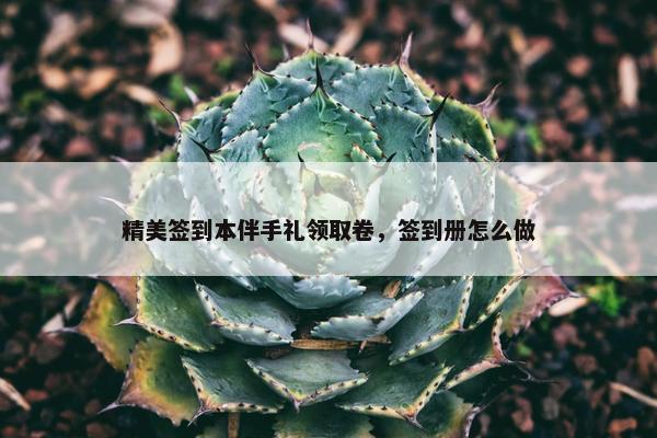 精美签到本伴手礼领取卷,签到册怎么做 精美签到本伴手礼领取卷,签到册怎么做