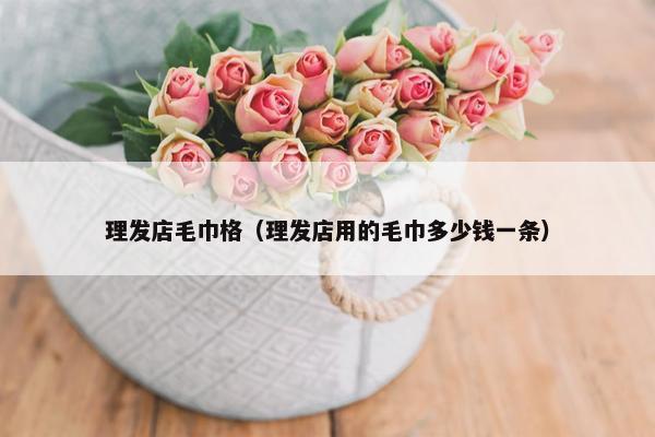 理发店毛巾格(理发店用的毛巾多少钱一条) 理发店毛巾格(理发店用的毛巾多少钱一条)
