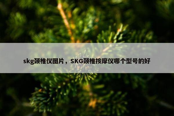 skg颈椎仪图片,SKG颈椎按摩仪哪个型号的好 skg颈椎仪图片,SKG颈椎按摩仪哪个型号的好