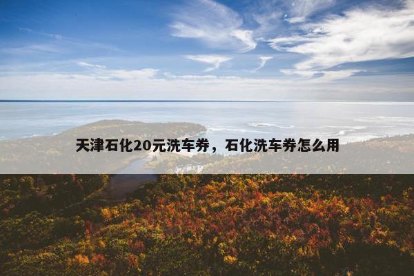 天津石化20元洗车券，石化洗车券怎么用