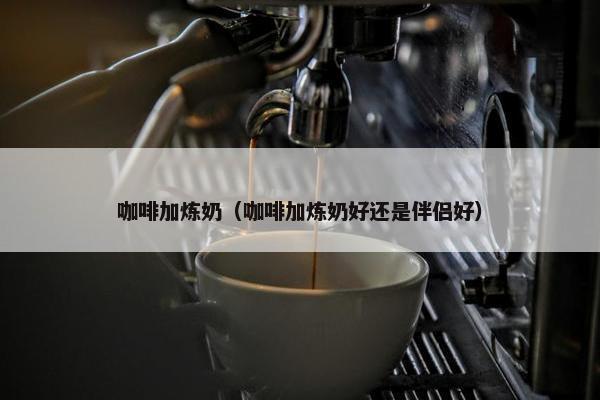 咖啡加炼奶（咖啡加炼奶好还是伴侣好）
