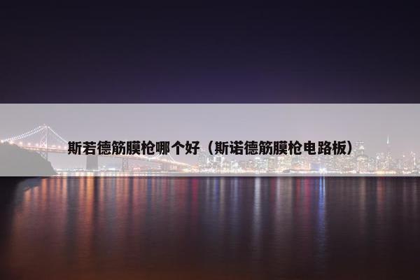 斯若德筋膜枪哪个好(斯诺德筋膜枪电路板) 斯若德筋膜枪哪个好(斯诺德筋膜枪电路板)